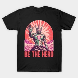 Ultraman "Be The Hero" Propaganda Retro Style T-Shirt